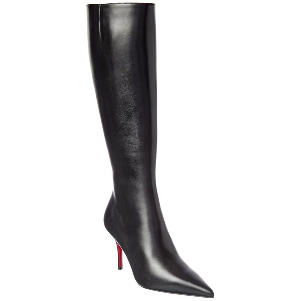 Christian Louboutin Miss Z Botta Leather Boot, Black